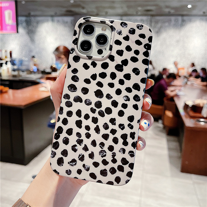 Πολυτελής Marble Leopard αδιάβροχη θήκη για iphone 14 13 11 XR X XS 7 8 Plus 12 Pro Max μαλακή σιλικόνη, χαριτωμένο πίσω κάλυμμα