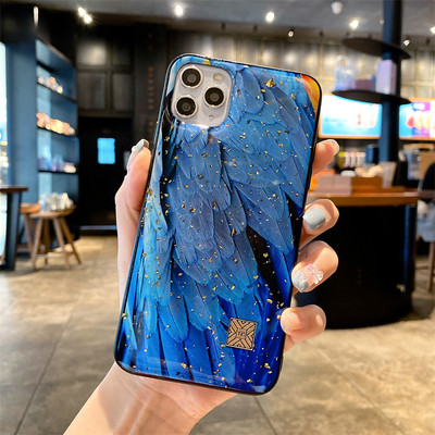Шикозен сладък анимационен аниме Ленивец Леопард Силиконов калъф за iPhone 14 13 12 11 Pro Xs Max Mini SE X XR 7 8 Plus Glitter Gold Cover