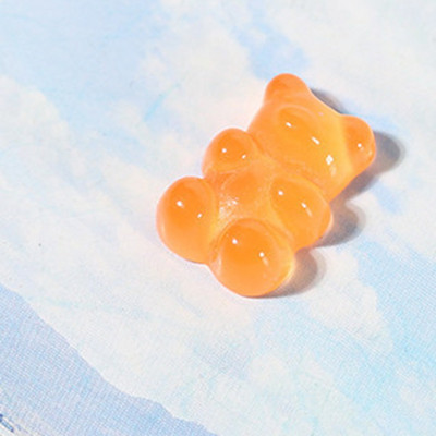 10 τμχ/Παρτίδα 3D Nail Art Charms Clear Resin Jelly Bear Διακοσμητικά νυχιών DIY Decor Nails Decor Πολυτελή Σχέδιο αξεσουάρ νυχιών 2022