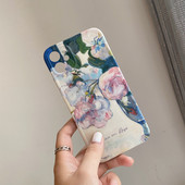Van Gogh ulje na platnu cvjetne futrole za iphone 11 futrola cvjetna maska 13 iphone11 12 Pro XR X XS Max 14 14Pro mekani silikonski coque