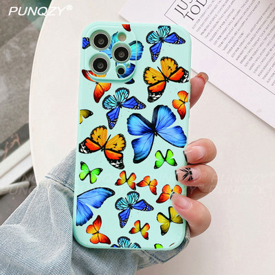 Калъф за телефон с пролетно цвете за iphone 13 PRO 11PRO 12 XR XS MAX 7 6 8 Plus Сладък подарък Силиконов калъф Candy за iphone 14 pro max