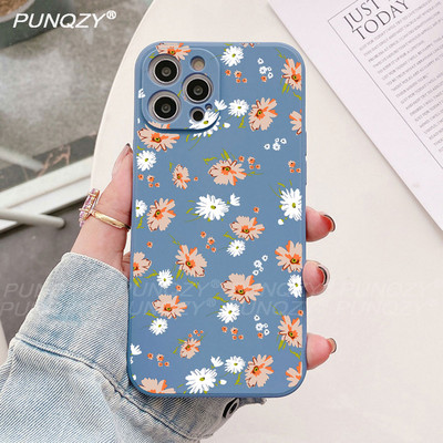 Калъф за телефон с пролетно цвете за iphone 13 PRO 11PRO 12 XR XS MAX 7 6 8 Plus Сладък подарък Силиконов калъф Candy за iphone 14 pro max