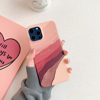 Skirtas iPhone 14 13 Pro Max Watercolor Paint Flower Leaf telefono dėklas, skirtas iPhone 12 11 Pro Max XR X XS 7 8 Plus minkštas IMD galinis dangtelis