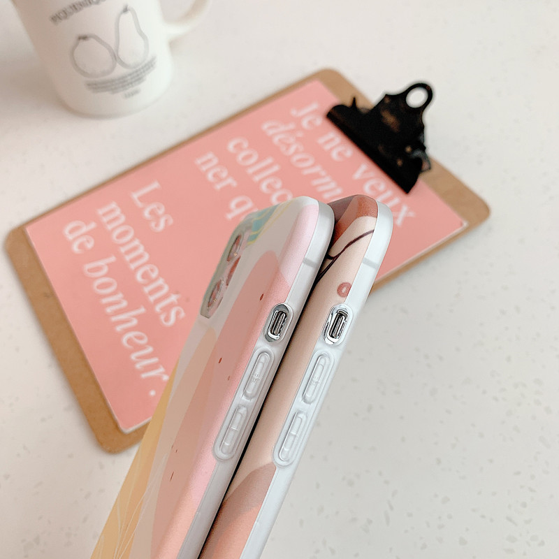 Skirtas iPhone 14 13 Pro Max Watercolor Paint Flower Leaf telefono dėklas, skirtas iPhone 12 11 Pro Max XR X XS 7 8 Plus minkštas IMD galinis dangtelis