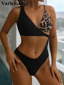 2022. Novi seksi jednodijelni kupaći kostim s asimetričnim izrezom u obliku leoparda, ženski kupaći kostim, kupaći kostim za kupanje, ženski kupaći kostim V3989