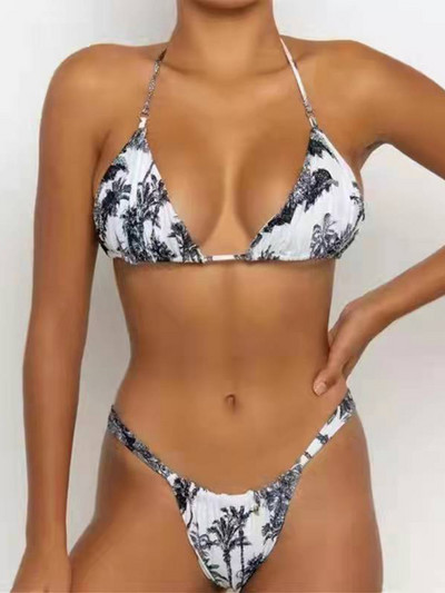 ZRTAK Triangle Bikinis Solid Swimwear Γυναικεία μαγιό Mciro Thong Σετ μπικίνι 2022 Τα νεότερα μαγιό Brazilian Biquini