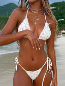 ZRTAK Seksi bikini 2022. Kupaći kostim Ženski kupaći kostim Bandage Kupaći kostimi Jednobojni kompleti bikinija Ljetna odjeća za plažu Ženski bikini