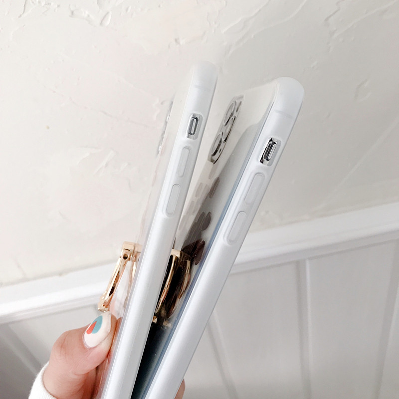 Trendovsko ružičasto pozlaćeno aluminijsko čisto kućište za iPhone 14 13 11 12 Pro Xs Max XR SE2 SE3 7 8 Plus Maple Leaf Ring Cover Držač