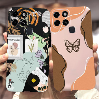 Για Infinix Smart 6 Case X6511 X6511B New Fashion Art Painted Cover Μαλακή θήκη τηλεφώνου σιλικόνης για Infinix Smart6 Smart 6 HD Shell