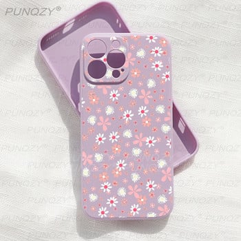 Θήκη τηλεφώνου Spring Butterfly flower για iphone 14 PRO MAX 13 PRO 12 XR XS MAX 7 6 8 Plus Cute θήκη σιλικόνης για iphone 11 pro max