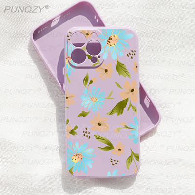 Калъф за телефон Spring Butterfly flower за iphone 14 PRO MAX 13 PRO 12 XR XS MAX 7 6 8 Plus Сладък силиконов калъф за iphone 11 pro max