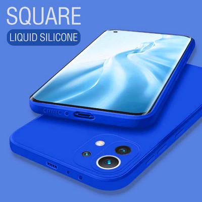 Luksusa oficiālais oriģinālais mīkstais kvadrātveida šķidrā silikona korpuss iPhone 11 12 13 14 Pro Max 12 Mini 14 Plus triecienizturīgs bufera vāciņš