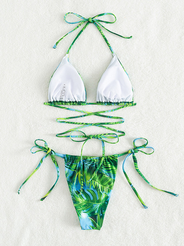 ZRTAK seksualus maudymosi kostiumėlis, 2023 m. bikinis, moteriškas maudymosi kostiumėlis, tvarsliava, maudymosi kostiumėliai, mikro dirželiai, bikinio rinkiniai, spausdinti paplūdimio drabužiai, moteriški bikini