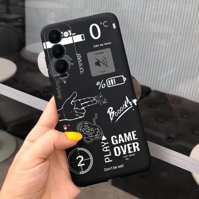 За калъф Tecno Camon 18P Стилен арт рисуван калъф Мек TPU калъф за телефон за Tecno Camon18 P Camon 18 Premier 18i Заден капак Coque