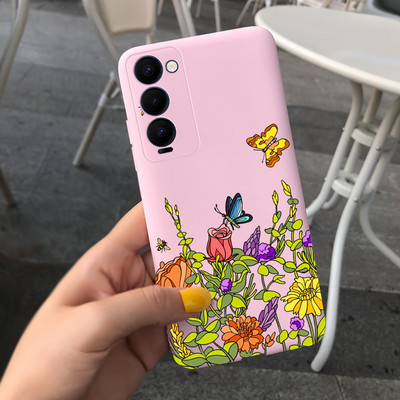 За калъф Tecno Camon 18P Стилен арт рисуван калъф Мек TPU калъф за телефон за Tecno Camon18 P Camon 18 Premier 18i Заден капак Coque