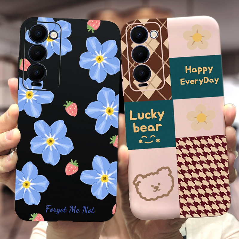 За калъф Tecno Camon 18P Стилен арт рисуван калъф Мек TPU калъф за телефон за Tecno Camon18 P Camon 18 Premier 18i Заден капак Coque