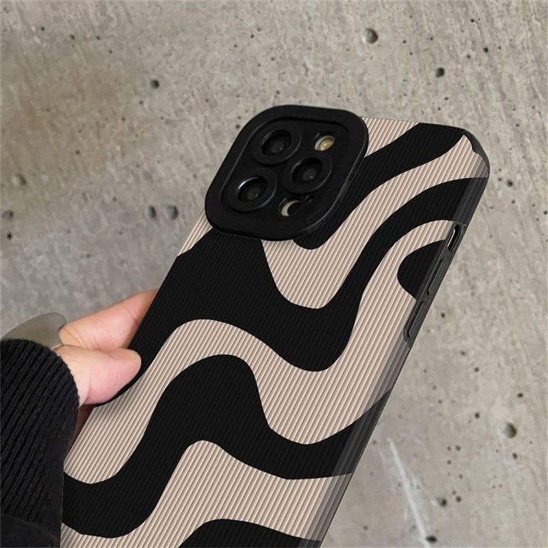 Μόδα θήκη τηλεφώνου Zebra Stripe για iPhone 14 Pro Max 11 12 13 Pro 7 8 Plus XS Max XR Μαλακή θήκη σιλικόνης πίσω κάλυμμα