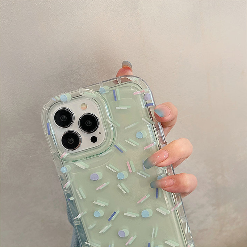 Art Color Bar Διαφανής θήκη τηλεφώνου για iPhone 14 Plus 13 12 11 Pro Max Αερόσακος Pro Max Απαλό κάλυμμα σιλικόνης