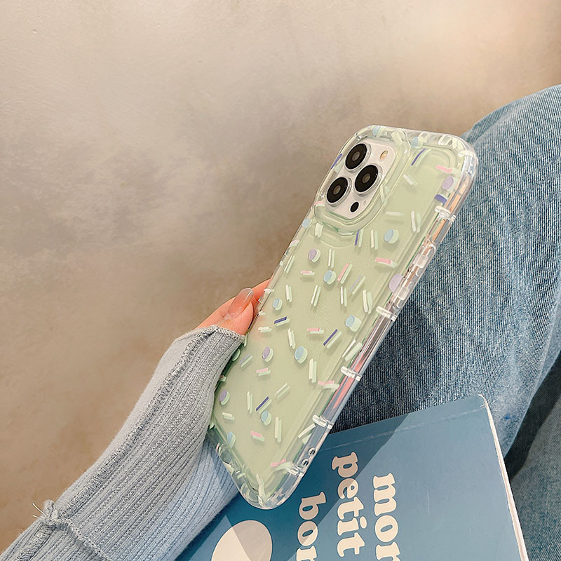 Art Color Bar Διαφανής θήκη τηλεφώνου για iPhone 14 Plus 13 12 11 Pro Max Αερόσακος Pro Max Απαλό κάλυμμα σιλικόνης