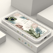 Θήκη τηλεφώνου Ins Tropical Style για iPhone 14 13 12 11 Pro Max Mini X XR XS MAX SE2020 8 7 Plus 6 6S Plus