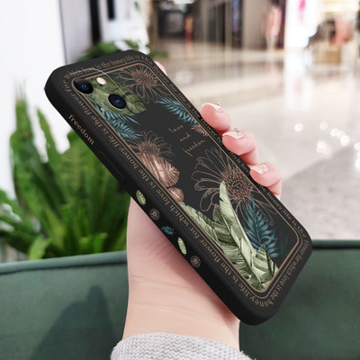Θήκη τηλεφώνου Ins Tropical Style για iPhone 14 13 12 11 Pro Max Mini X XR XS MAX SE2020 8 7 Plus 6 6S Plus