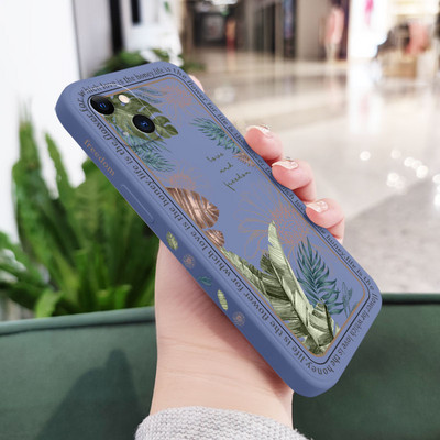 Θήκη τηλεφώνου Ins Tropical Style για iPhone 14 13 12 11 Pro Max Mini X XR XS MAX SE2020 8 7 Plus 6 6S Plus