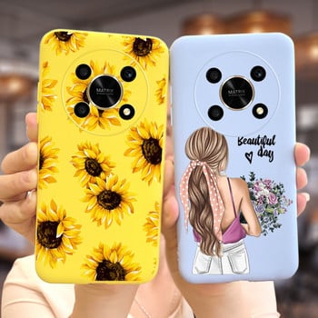 Για Honor X9 5G Θήκη ANY-NX1 Cute Cartoon Girls Love Heart Cover Μαλακή θήκη τηλεφώνου σιλικόνης Για Huawei Honor X9 X 9 HonorX9 Bumper