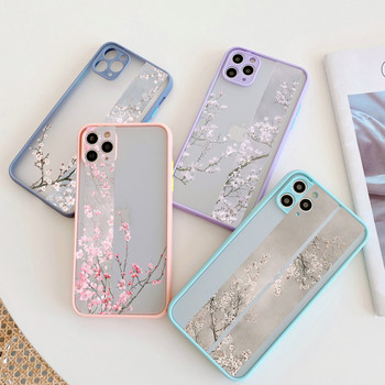 Πολυτελής Vintage Rose Flower Θήκη τηλεφώνου για iPhone X XR XS MAX 7 8 Plus SE2 14 12 13 11 Pro Max Σκληρό κάλυμμα πλάτης αντικραδασμικό