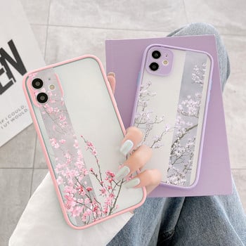 Πολυτελής Vintage Rose Flower Θήκη τηλεφώνου για iPhone X XR XS MAX 7 8 Plus SE2 14 12 13 11 Pro Max Σκληρό κάλυμμα πλάτης αντικραδασμικό