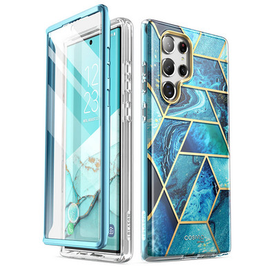 За Samsung Galaxy S22 Ultra Case 5G (2022 Release) I-BLASON Cosmo Slim Стилен защитен калъф с вграден протектор на екрана