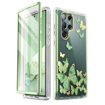 За Samsung Galaxy S22 Ultra Case 5G (2022 Release) I-BLASON Cosmo Slim Стилен защитен калъф с вграден протектор на екрана