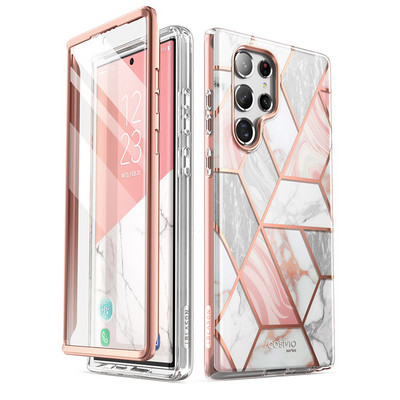 За Samsung Galaxy S22 Ultra Case 5G (2022 Release) I-BLASON Cosmo Slim Стилен защитен калъф с вграден протектор на екрана