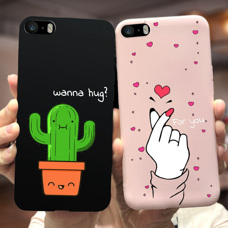 Για iPhone 5 5S SE Θήκη Κάλυμμα με χαριτωμένη καραμέλα Θήκη σιλικόνης μαλακή TPU Fundas Phone Case Για Apple iPhone 5 iPhone5 S Slim Capa