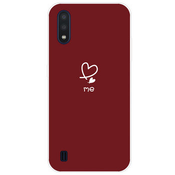 TPU калъф за телефон за Samsung Galaxy A01 Cover Силиконов Coque за Samsung Galaxy A01 A015F 2020 Cover Funda Capas Защитна броня