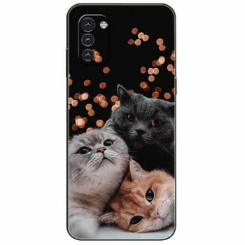 G21 G11 Калъф за Nokia G21 Case Силиконов боядисан мек защитен черен Coque за Nokia G11 Калъфи G 11 Броня за NokiaG21 Сладък