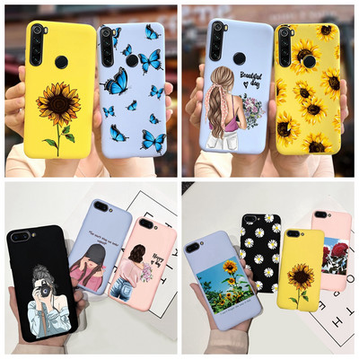 Моден калъф Daisy Sunflower Pretty Girls за Xiaomi Redmi Note 8 4A 4X 5 5A 6 6A 7 7A 8 8A 9 9A Note9 9C Калъфи за телефони със заден капак