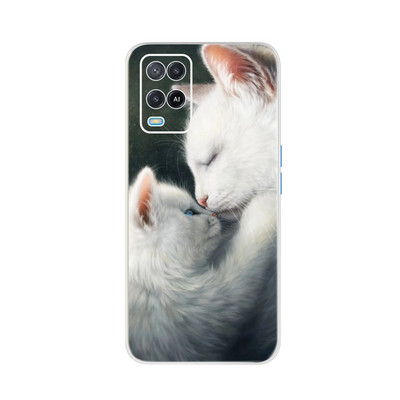 Για Oppo A54 Case CPH2195 New Fashion Soft Silicone TPU Πίσω κάλυμμα τηλεφώνου Oppo A54 A 54 5G OppoA54 Θήκες Fundas Capa Coque Προφυλακτήρας