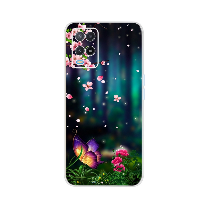 Για Oppo A54 Case CPH2195 New Fashion Soft Silicone TPU Πίσω κάλυμμα τηλεφώνου Oppo A54 A 54 5G OppoA54 Θήκες Fundas Capa Coque Προφυλακτήρας