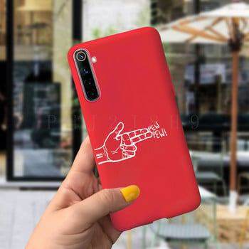 За Oppo Realme 6 Pro Case Realme 6 6i 6S Мек силиконов сладък моден карикатурен капак за Realme 6i 6S 6Pro Калъфи за телефони Realme6 i S