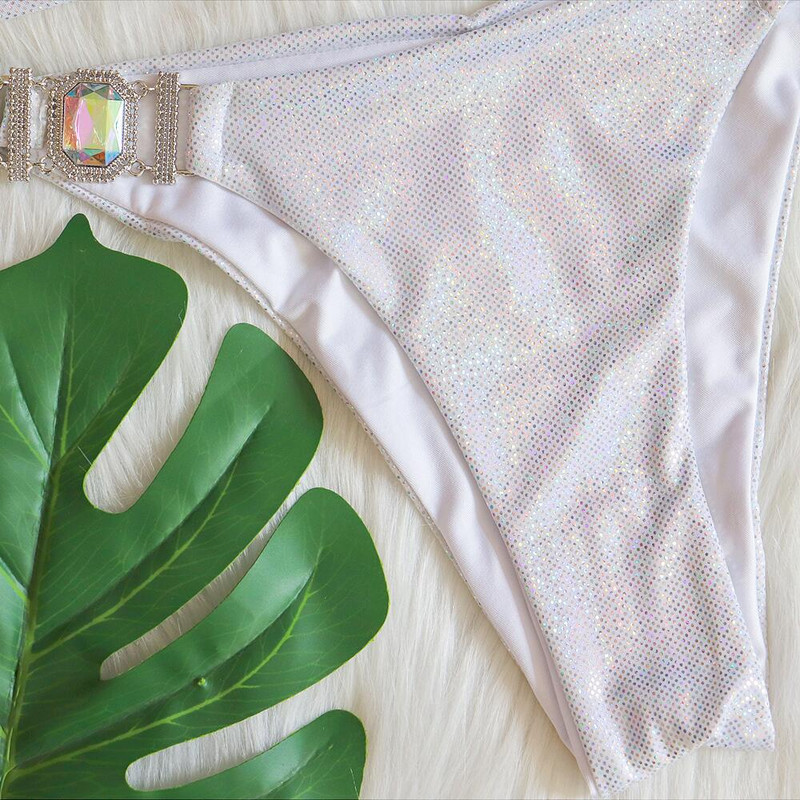 Seksualus Kalnų krištolas moteriškas bikinis su blizgučiais su gyvatės raštu Bandage Cross Diamond maudymosi kostiumėlis, metalinis grandinės maudymosi kostiumėlis, prabangus 2022 m. maudymosi kostiumėlis