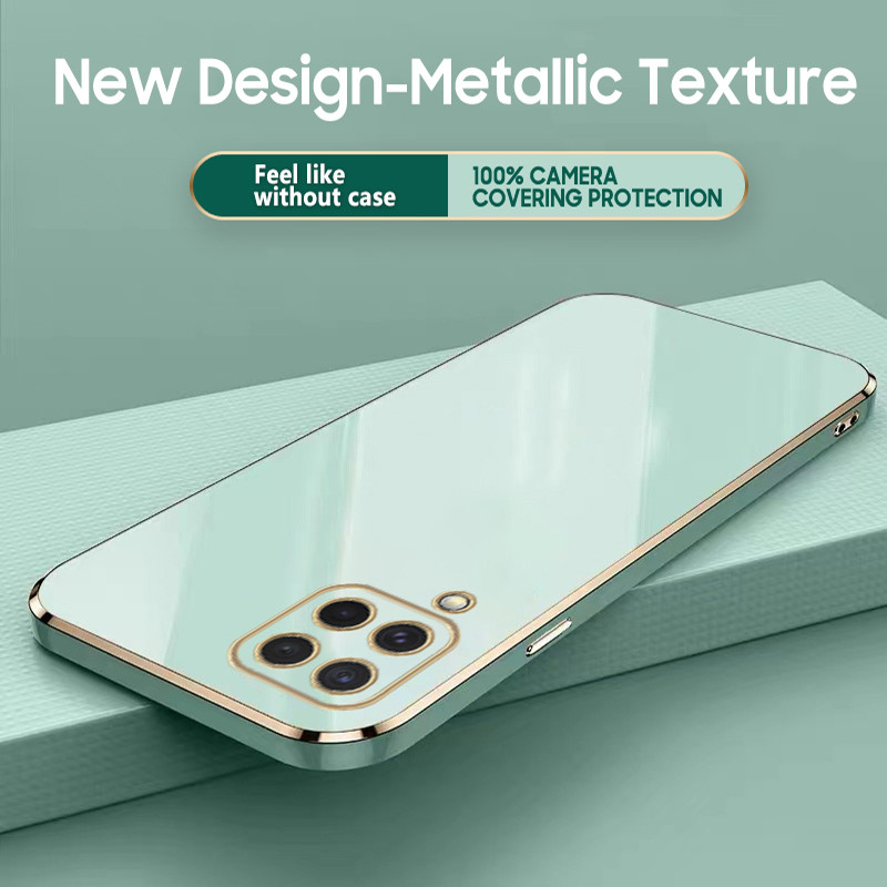 A12 A22 M12 M22 M32 dangtelis 3D lazeriu padengtas prabangus TPU minkštas silikoninis dėklas, skirtas Samsung Galaxy A12 A22 M12 M22 M32 smūgiams atsparus dangtelis