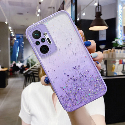 Sequins Gradient θήκη για Xiaomi Redmi Note 11 Pro 11S 11T 11 Pro + Plus Bling Glitter Αντικραδασμικό κάλυμμα Xiaomi 11 Lite 5G NE