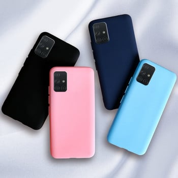 Για Samsung Galaxy A51 Case Cover Εξαιρετικά λεπτή Candy μαλακή θήκη τηλεφώνου σιλικόνης Για Samsung Galaxy A71 SM-A715F A515F A 51 71 Καλύμματα