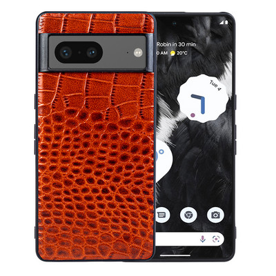 Korpus Telepon Seluler Kulit Asli Premium Asli telefonile Google Pixel 7 Pro 6A 6 5 5A 5G Korpus Pelindung Belakang Cangkang Funda