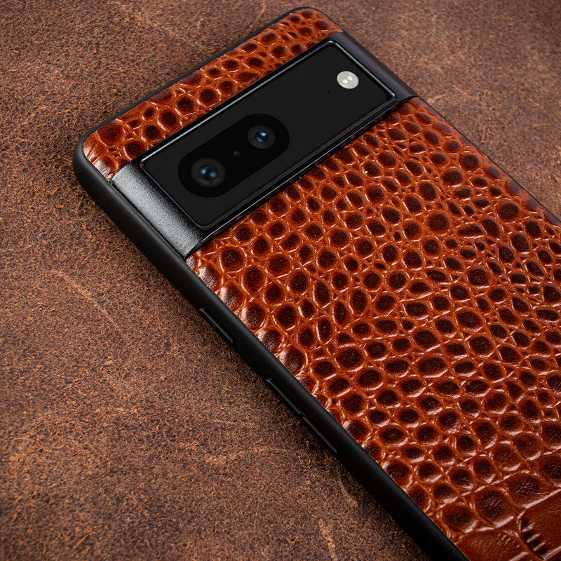 Korpus Telepon Seluler Kulit Asli Premium Asli telefonile Google Pixel 7 Pro 6A 6 5 5A 5G Korpus Pelindung Belakang Cangkang Funda