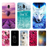 Περίβλημα untuk Xiaomi Redmi 8a Περίβλημα Perlindungan Penuh Penutup Belakang Tpu Lembut Pada Redmi 8a Bumper Hongmi 8a Tas Cangkang Telepon Coque Hewan Anjing