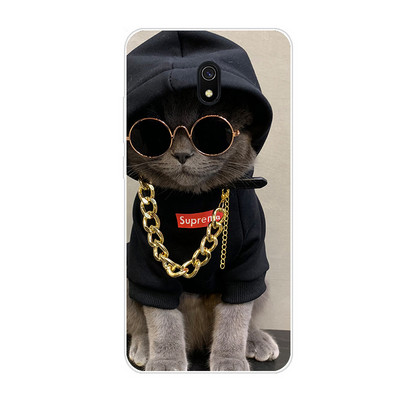 Περίβλημα untuk Xiaomi Redmi 8a Περίβλημα Perlindungan Penuh Penutup Belakang Tpu Lembut Pada Redmi 8a Bumper Hongmi 8a Tas Cangkang Telepon Coque Hewan Anjing