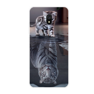 Περίβλημα untuk Xiaomi Redmi 8a Περίβλημα Perlindungan Penuh Penutup Belakang Tpu Lembut Pada Redmi 8a Bumper Hongmi 8a Tas Cangkang Telepon Coque Hewan Anjing