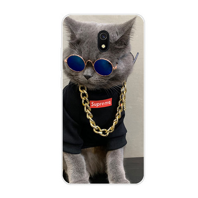 Περίβλημα untuk Xiaomi Redmi 8a Περίβλημα Perlindungan Penuh Penutup Belakang Tpu Lembut Pada Redmi 8a Bumper Hongmi 8a Tas Cangkang Telepon Coque Hewan Anjing