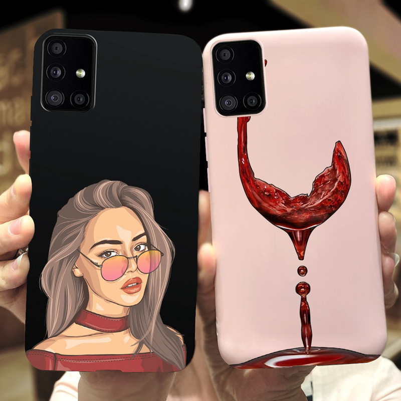 Για Samsung Galaxy A51 5G Θήκη Silicone Back Cover Phone Fundas For Samsung A 51 A 5 1 Protective Coque Shell Bumper 6,5"